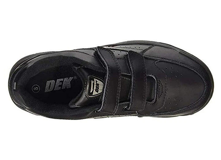 Mens Wide Fit Dek Arizona Trainers black and white - Image 6