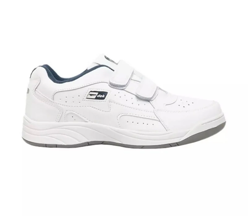 Mens Wide Fit Dek Arizona Trainers black and white - Image 9