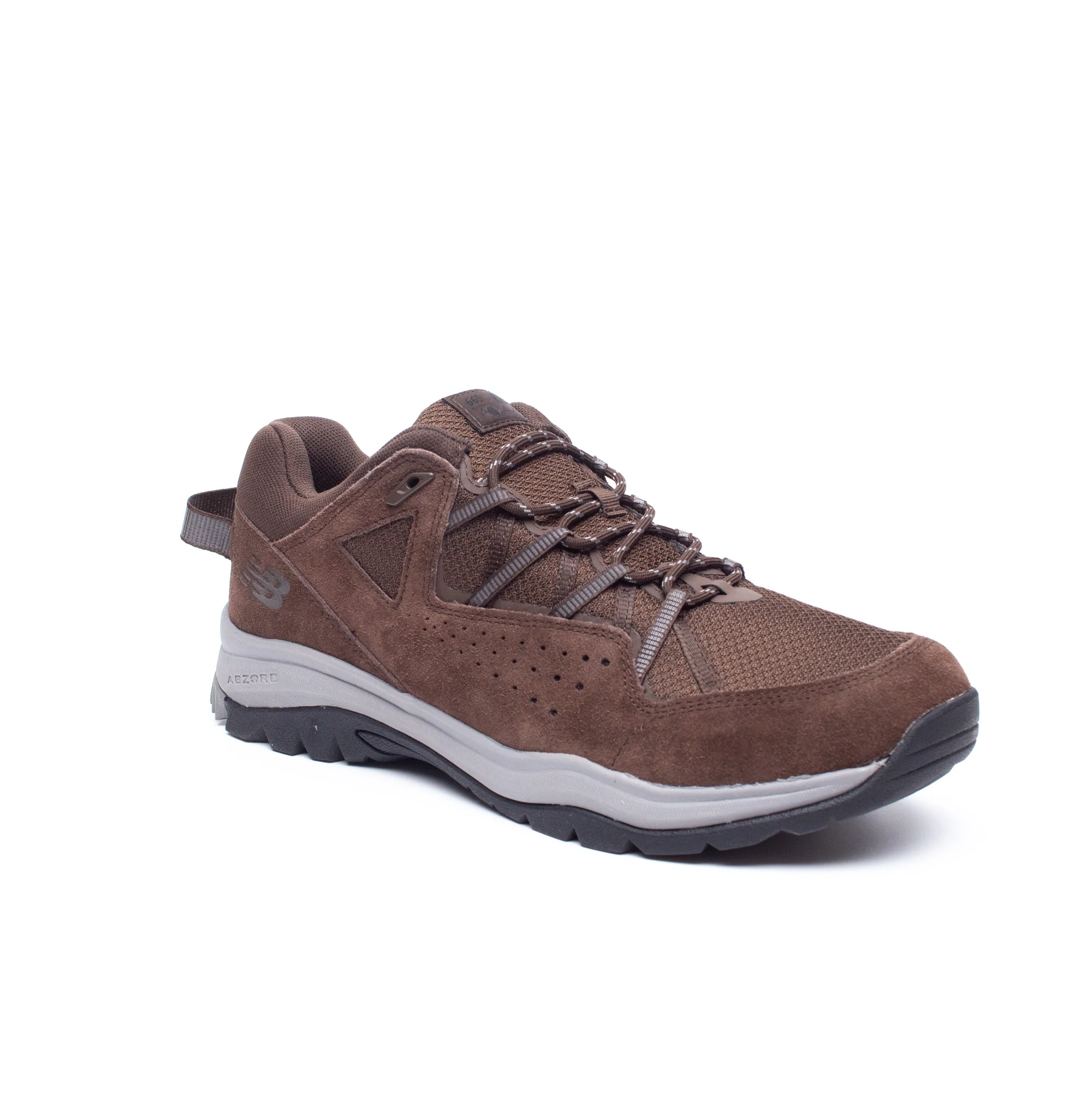 Mens Wide Fit New Balance MW669LC2 Brown Hiking Trainers - Image 4