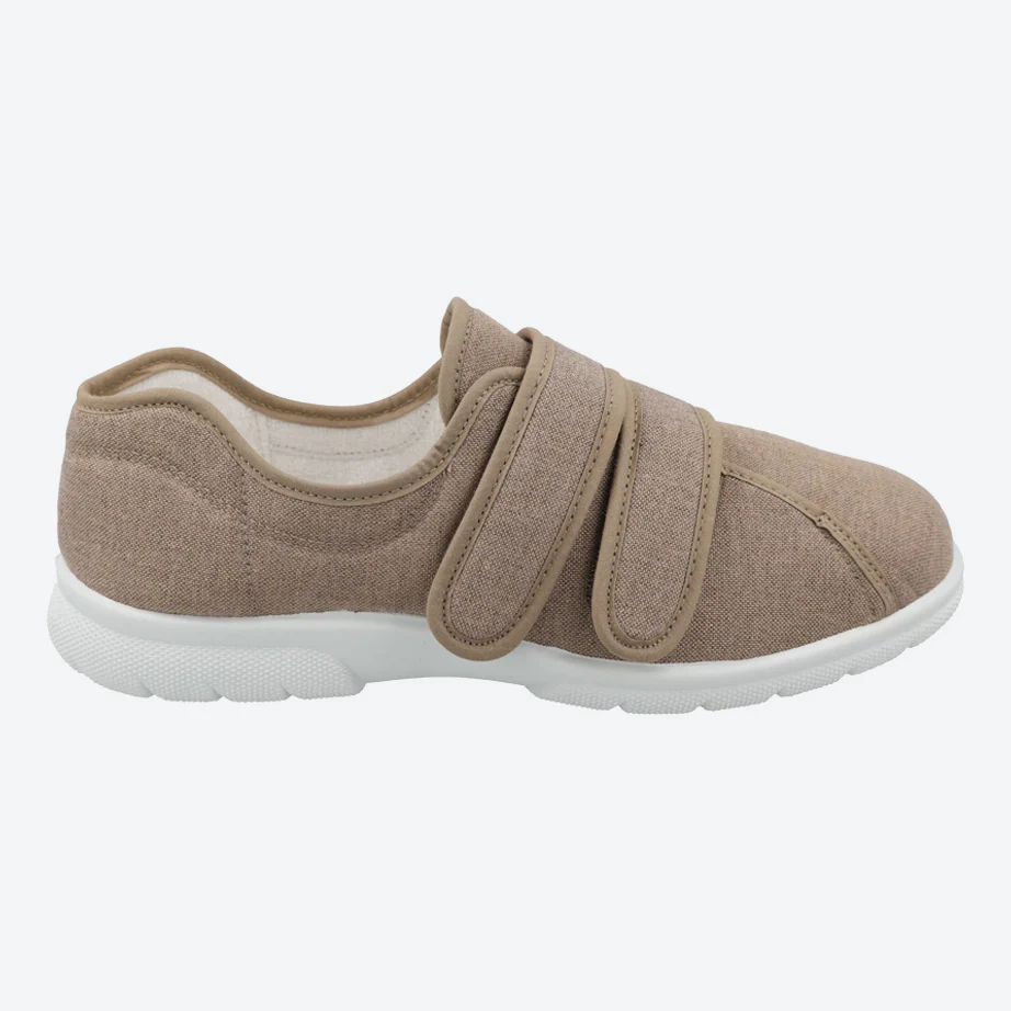 Mens Wide Fit DB Harris Velcro Canvas Shoes - Image 5