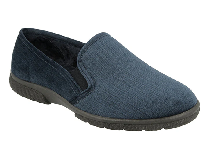 Mens Extra Wide Fit DB Kendal Slip On Slippers - Image 10