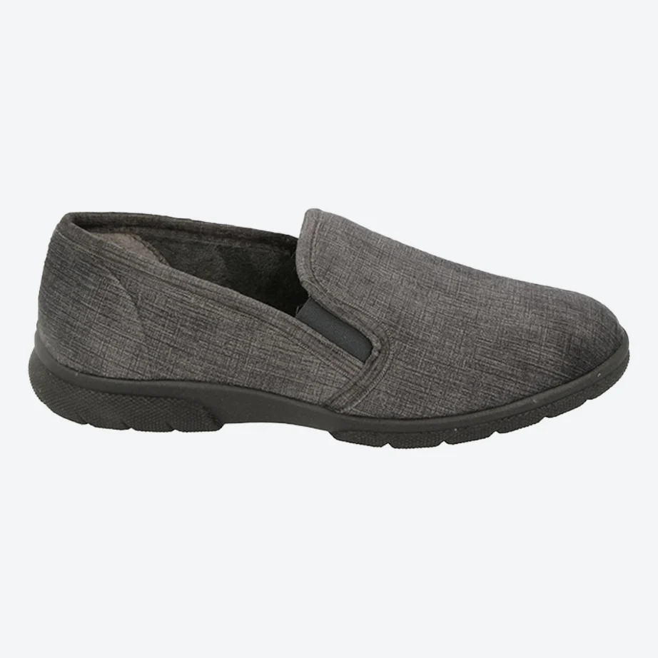 Mens Extra Wide Fit DB Kendal Slip On Slippers - Image 11