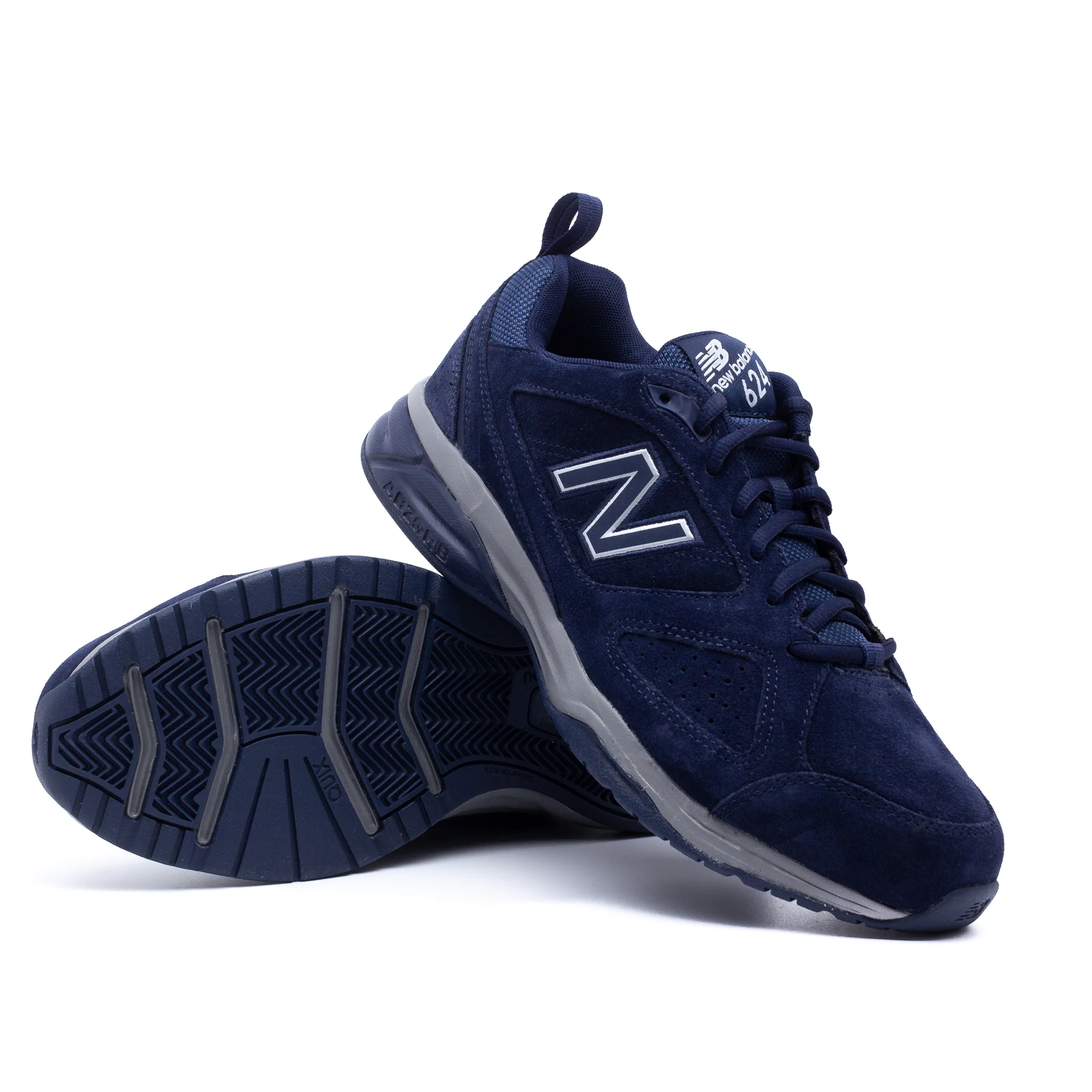 Mens New Balance Wide Fit MX624NV4 Navy Trainers - By Wide Fit Shoes ABZORB - Image 10