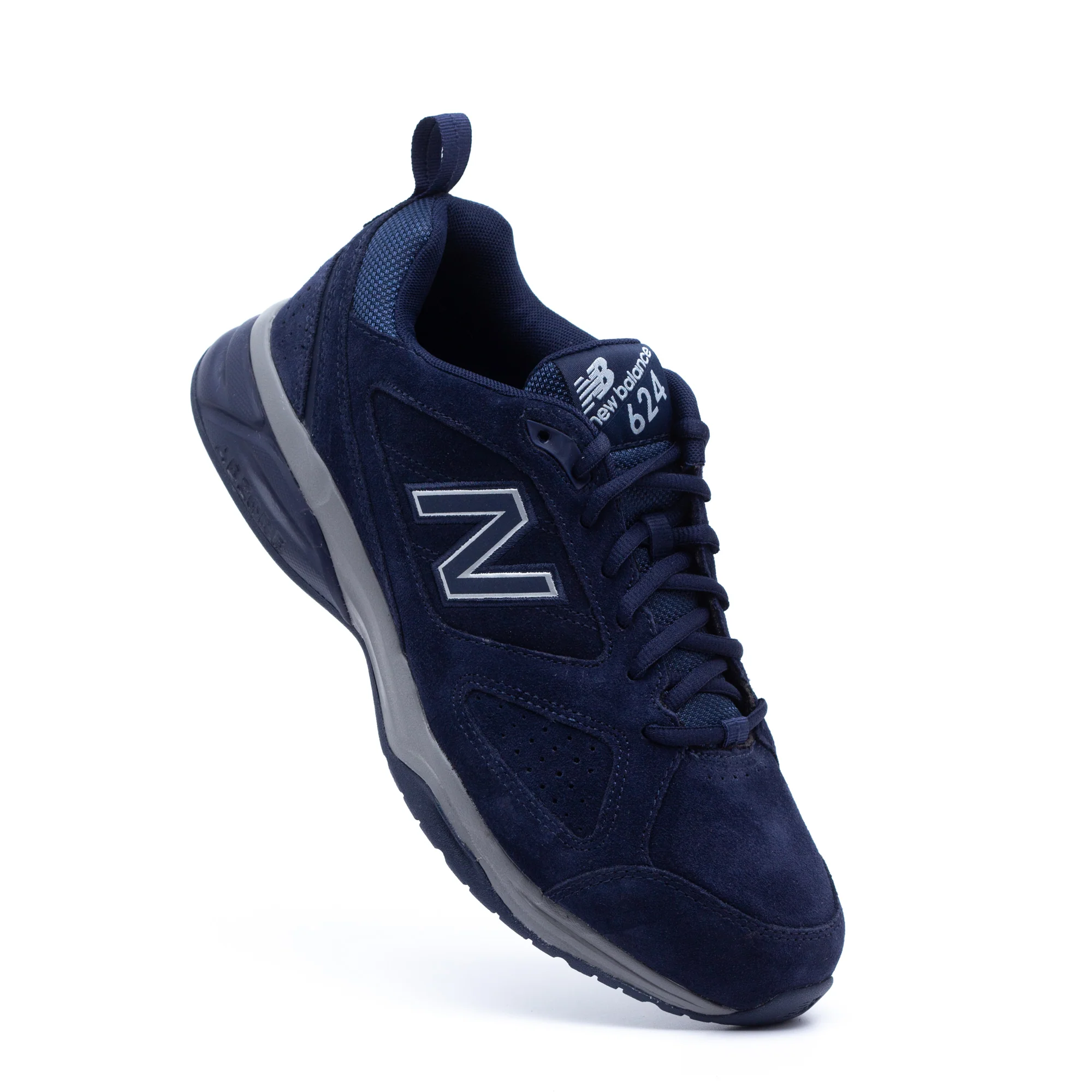 Mens New Balance Wide Fit MX624NV4 Navy Trainers - By Wide Fit Shoes ABZORB - Image 5