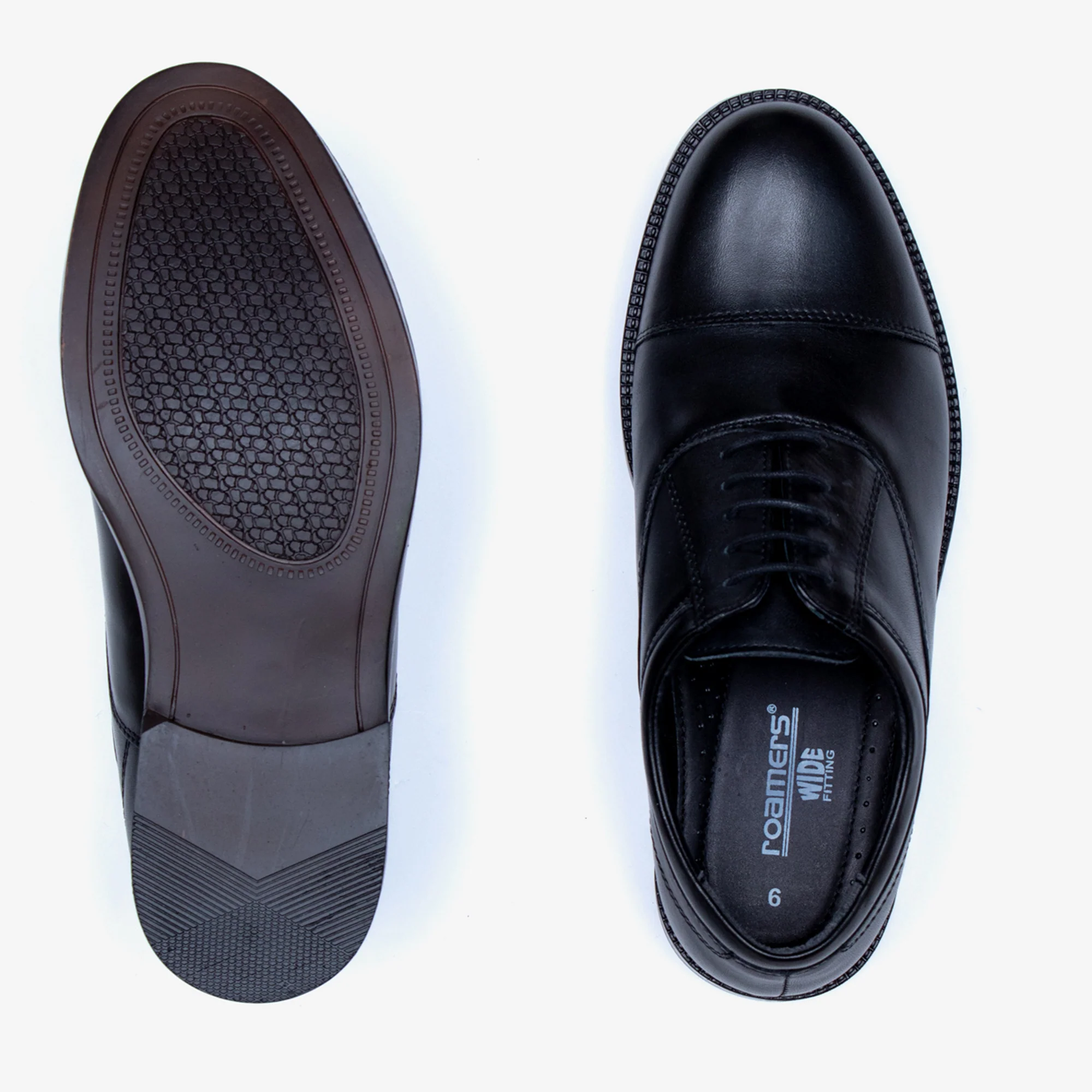 Mens Wide Fit Roamers M286A Lace Shoes - Image 7