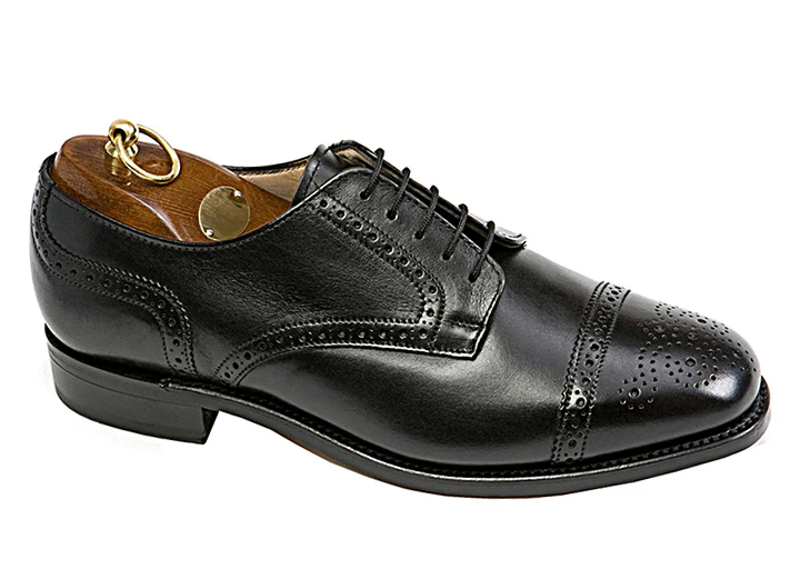 Mens Wide Fit Sanders Guildford Formal Shoes - Image 3