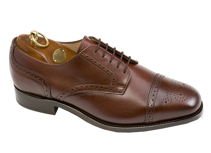 Mens Wide Fit Sanders Guildford Formal Shoes - Image 8