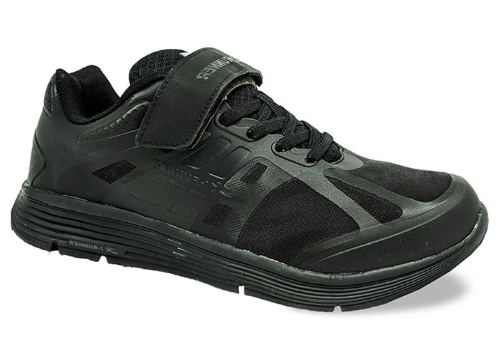 Mens Wide Fit I-Runner Elite Walking Slip On Velcro Trainers - Image 3