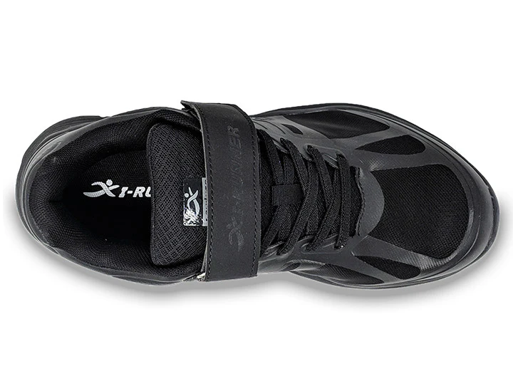 Mens Wide Fit I-Runner Elite Walking Slip On Velcro Trainers - Image 4