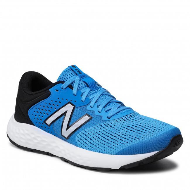Men's Wide Fit New Balance M520CL7 Walking & Running Trainers - Light Blue Black - Image 4