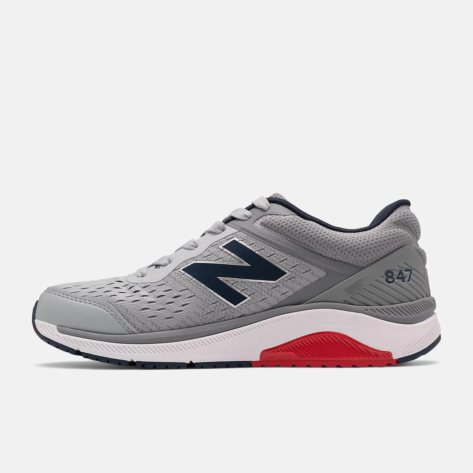 Mens Wide Fit New Balance MW847LG4 Walking Rollbar Stability Trainers - Exclusive - Image 5