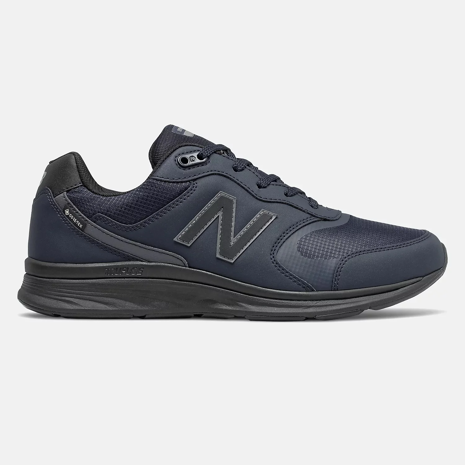 Mens Wide Fit New Balance MW880GD4 Waterproof Walking Navy Trainers - Image 3