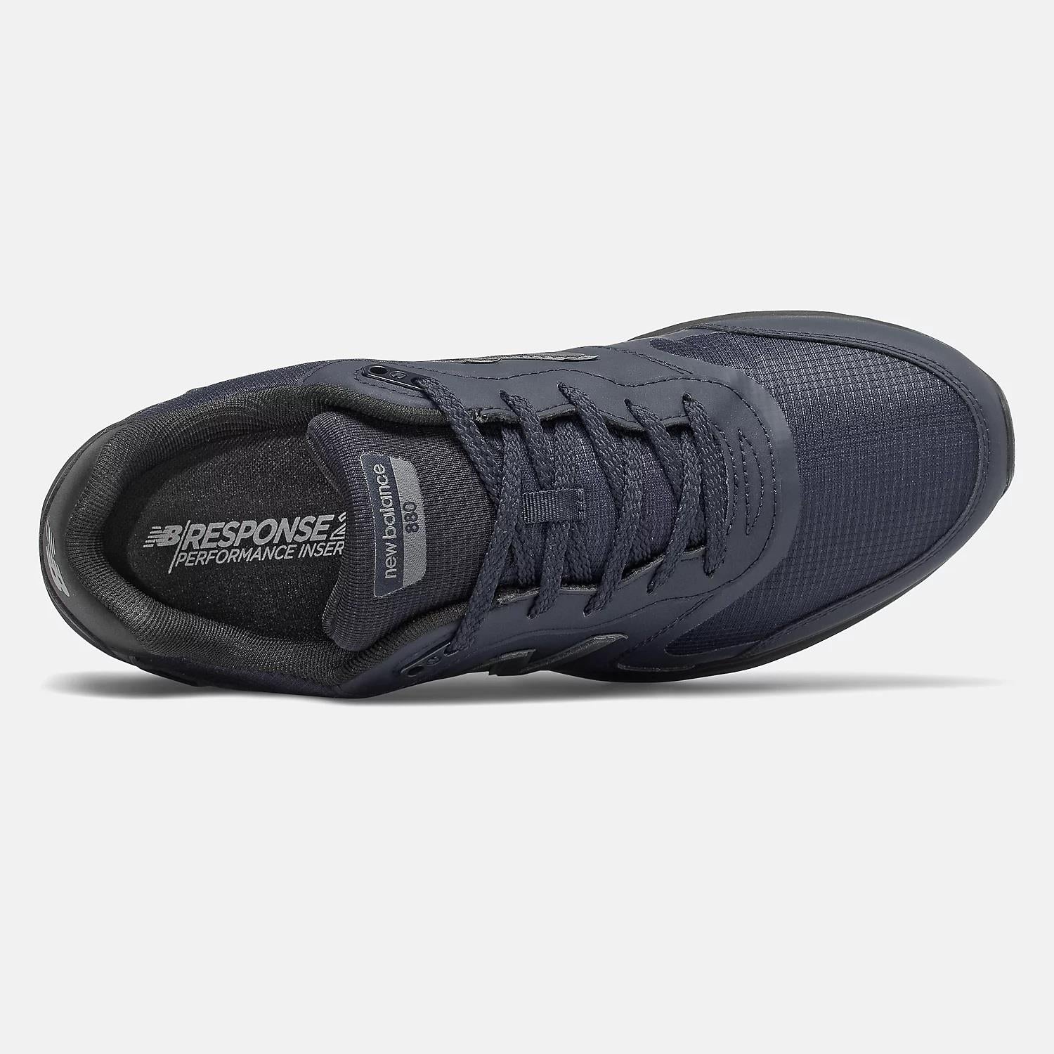 Mens Wide Fit New Balance MW880GD4 Waterproof Walking Navy Trainers - Image 5