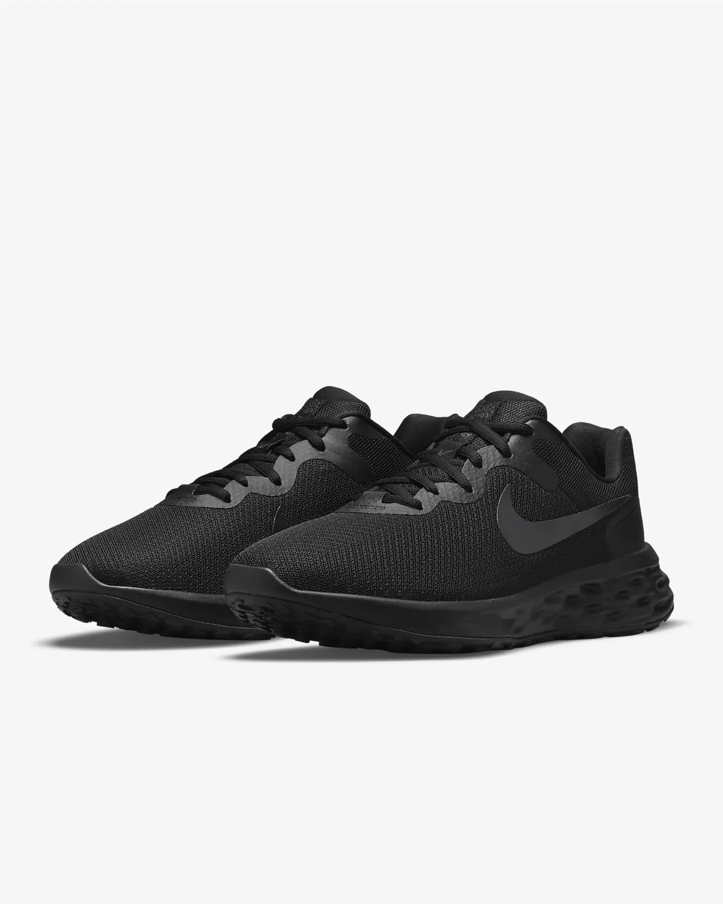 Men's Wide Fit Nike DD8475-001 Revolution 6 Running Trainers - Image 4
