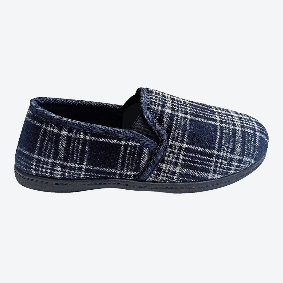 Mens Sleephhh Wide Fit Slip On House Slippers - Image 4