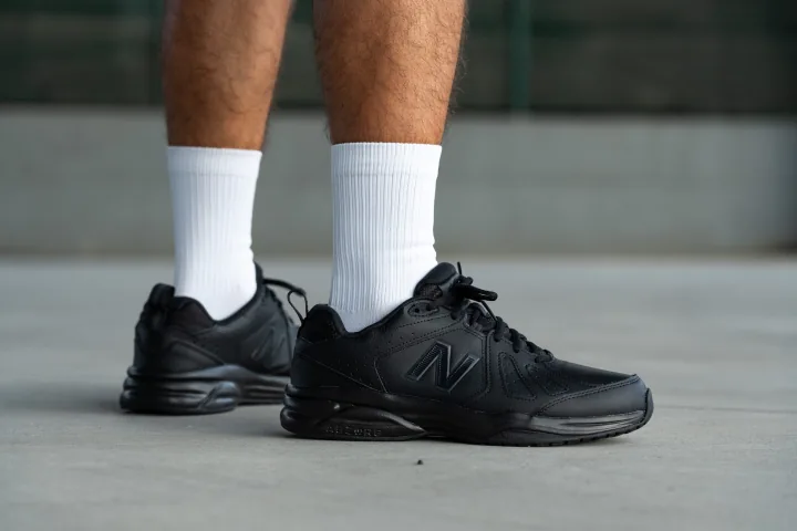 Mens Wide Fit New Balance 624V5 Black Trainers ABZORB - Image 3