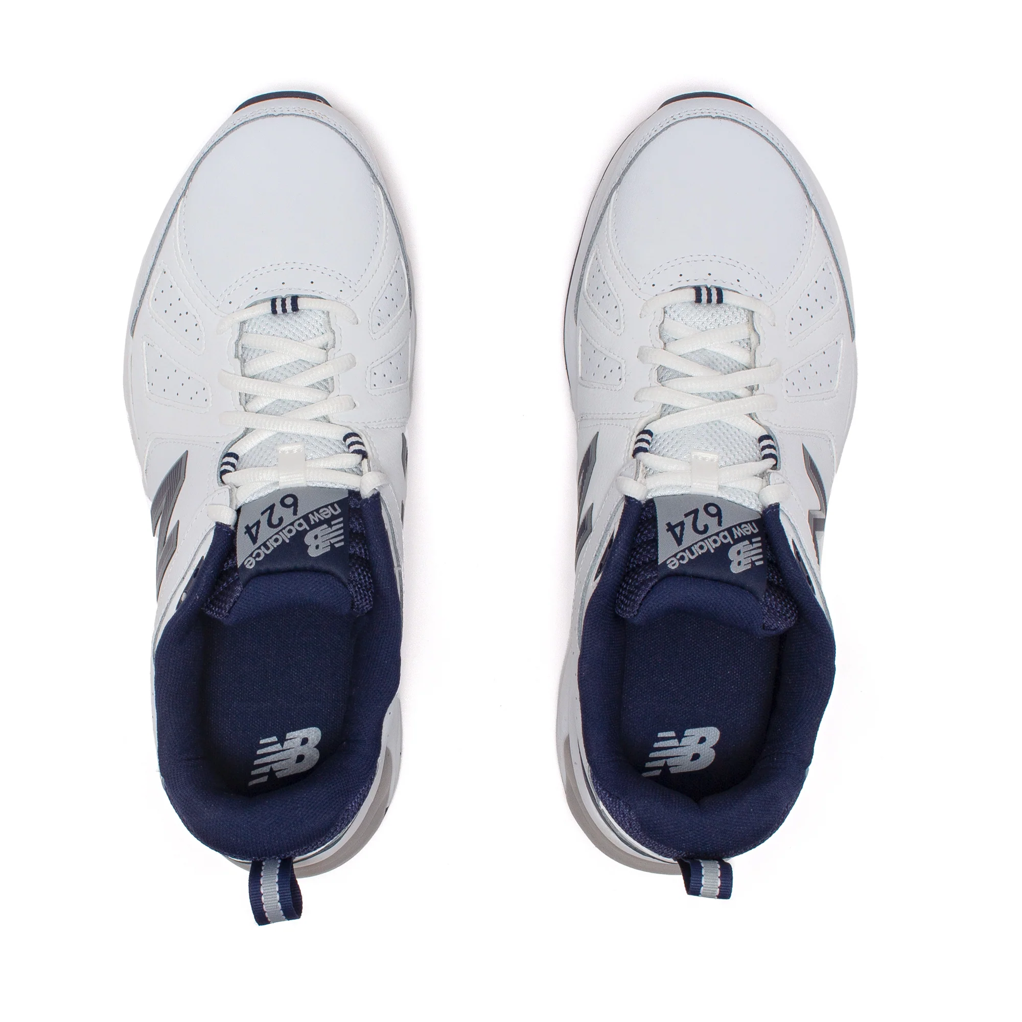 New Balance Mens Wide Fit 624V5 Trainers - White (2E / 4E / 6E Width) ABZORB - Image 10