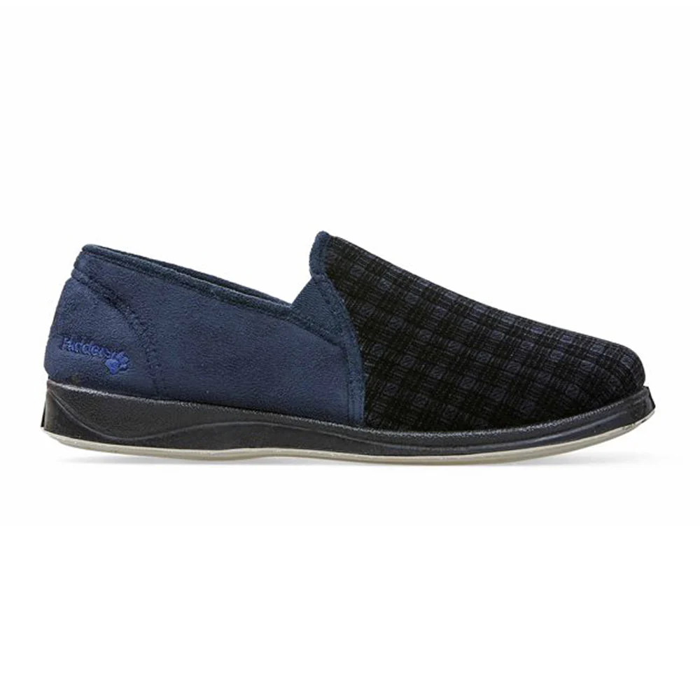 Mens Wide Fit Padders Albert Slip On Slippers - Image 12