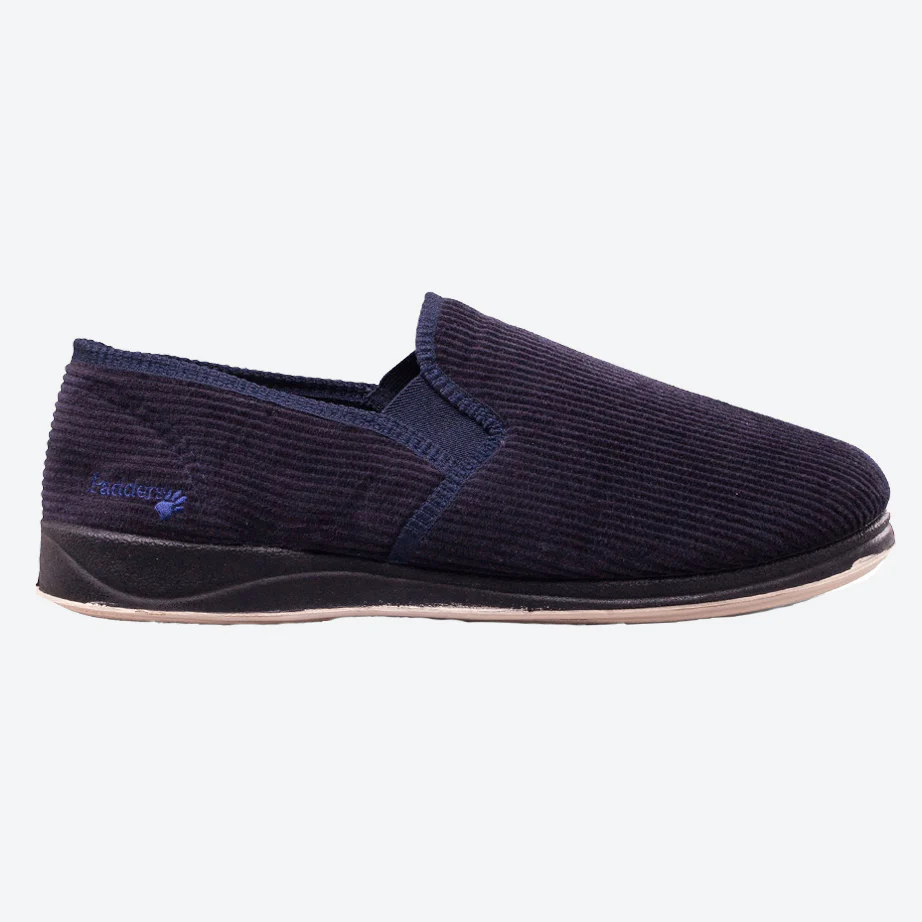 Mens Wide Fit Padders Albert Slip On Slippers - Image 15