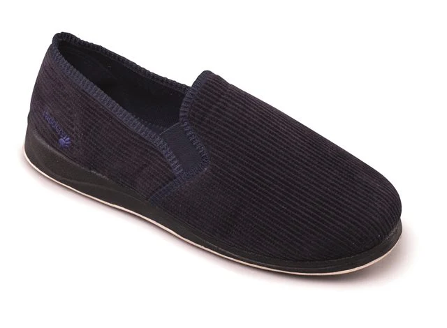 Mens Wide Fit Padders Albert Slip On Slippers - Image 17