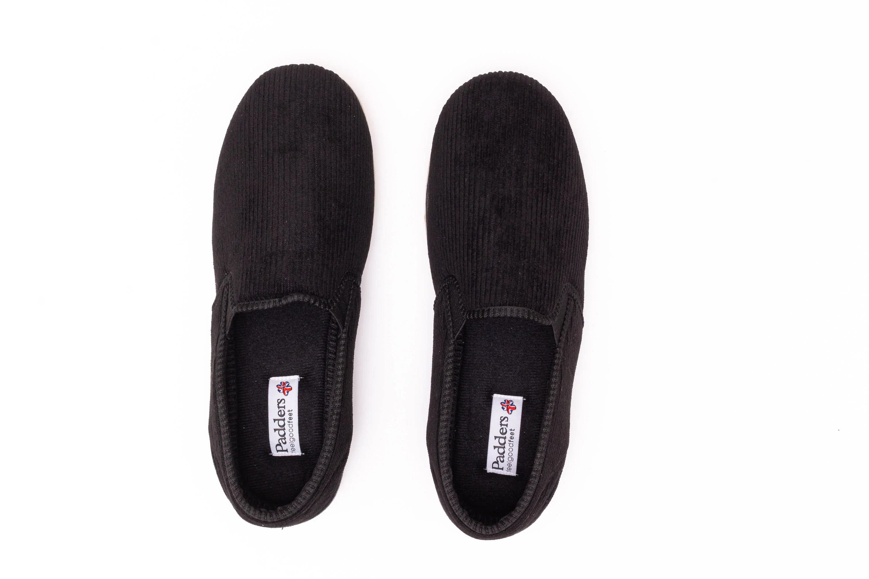 Mens Wide Fit Padders Albert Slip On Slippers - Image 4
