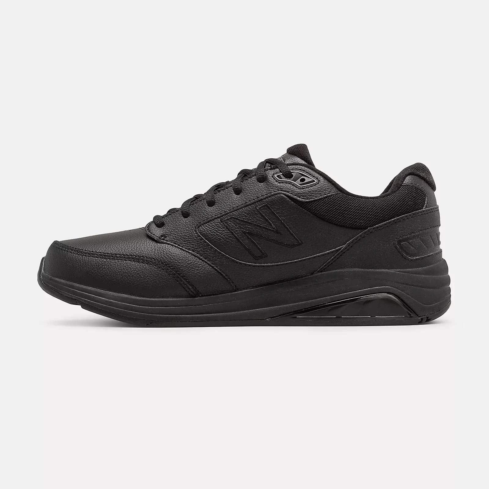 Womens Wide Fit New Balance MW928BK3 Black Walking Rollbar Stability Trainers - Image 3